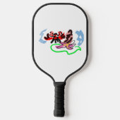 Koolhydraat Zomer leuke spelen Pickleball Paddle (Achterkant)