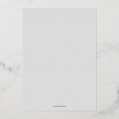 Koolhydraatrijke Gradiëring Folie Uitnodiging (Achterkant)