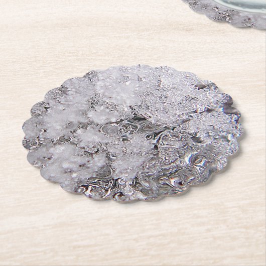 Koolijsschroot Kartonnen Onderzetters (Gekanteld)