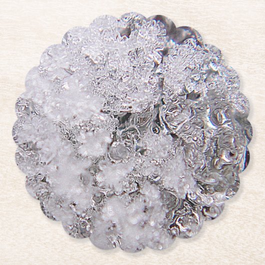 Koolijsschroot Kartonnen Onderzetters (Voorkant)