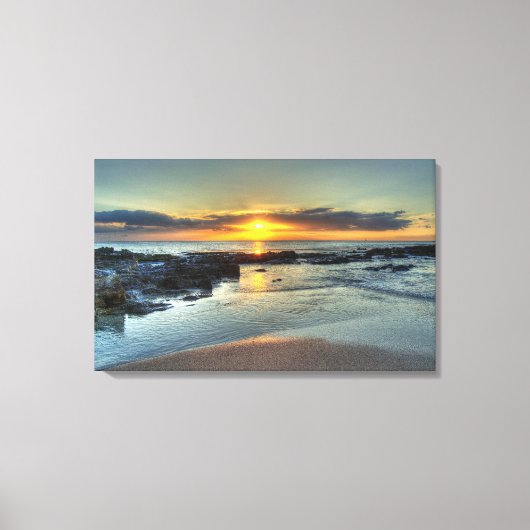 Koolina Sunset Canvas Afdruk (Voorkant)