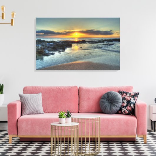 Koolina Sunset Canvas Afdruk (Insitu (Woonkamer))