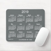 Koolkalender 2019 van de Janz-Muismat Muismat (Met muis)