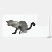 Koolkatje met zwarte waterverf Case-Mate iPhone case (Achterkant (horizontaal))