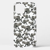 Koolkatje met zwarte waterverf Case-Mate iPhone case (Achterkant)