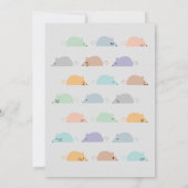 Koolkatten Birthday partijneutrale genderuitnodigi Kaart (Achterkant)