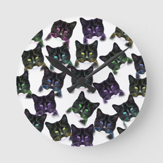 Koolkatten Ronde Klok (Voorkant)