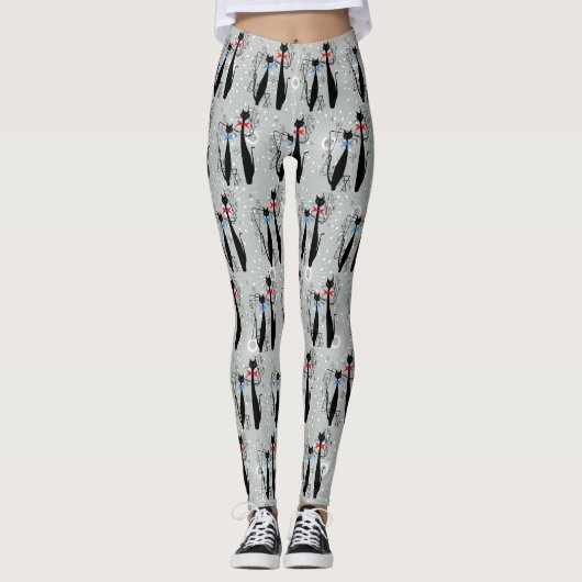 Koolkatten uit de middeleeuwse middenklasse leggings (Voorkant)