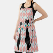 Koolkatten uit de middeleeuwse middenklasse schort (Insitu)