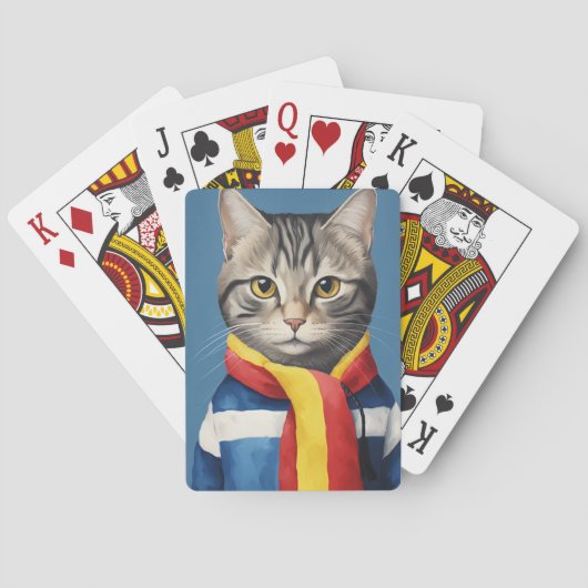 Koolkattenspeelkaarten Pokerkaarten (Achterkant)