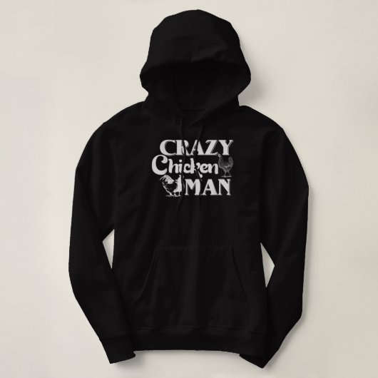 Koolkipkunst voor mannen Kinder kippen Hoodie (Design voorkant)