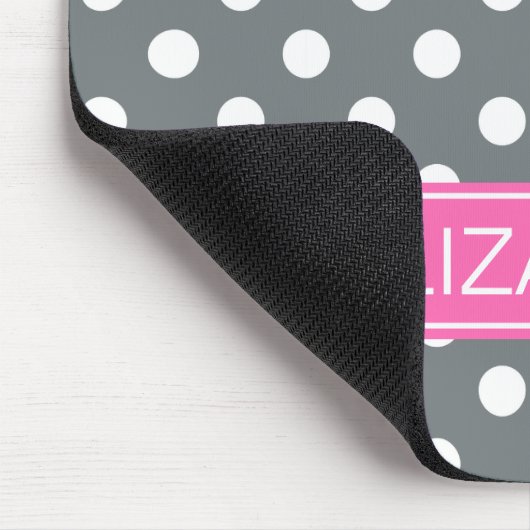 Koolkleurstof Wholka Dots #2 Monogram heet Roze Na Muismat (Hoek)