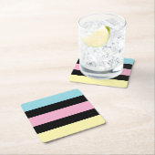 Koolkleurstrips Kartonnen Onderzetters (Insitu)