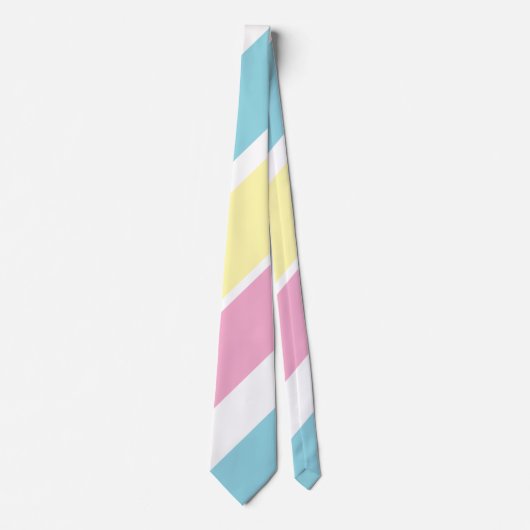 Koolkleurstrips Stropdas (Voorkant)