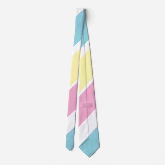 Koolkleurstrips Stropdas (Achterkant)