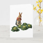 Koolkonijn Kaart (Gele Bloem)