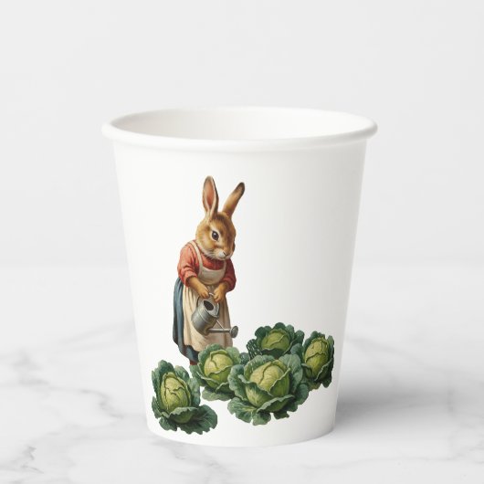 Koolkonijn Papieren Bekers (Voorkant)