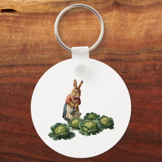 Koolkonijn Sleutelhanger (Voorkant)