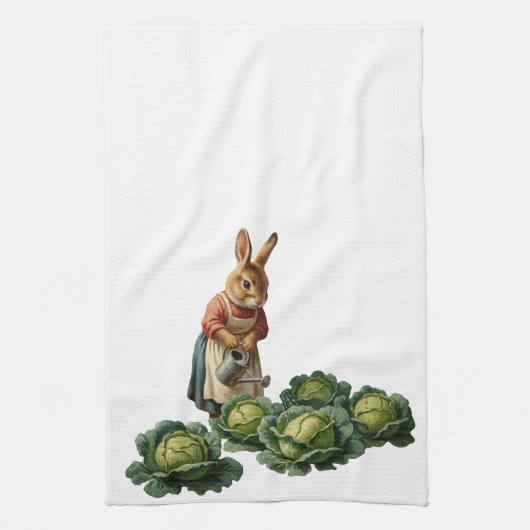 Koolkonijn Theedoek (Verticaal)