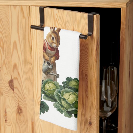 Koolkonijn Theedoek (Derde Gevouwen)