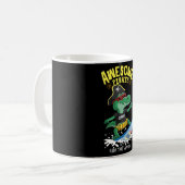 Koolkrokodilsurfen Koffiemok (Voorkant links)