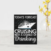 Koolkruising voor mannen en cruisevakantie kaart (Gele Bloem)