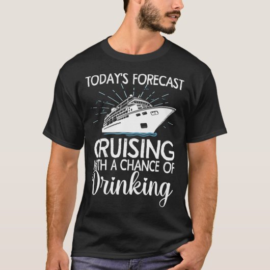 Koolkruising voor mannen en cruisevakantie t-shirt (Voorkant)