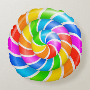 Koollolly-structuur rondreis rond kussen