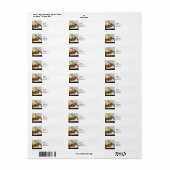 Koolmandje en meetband etiket (Full Sheet)