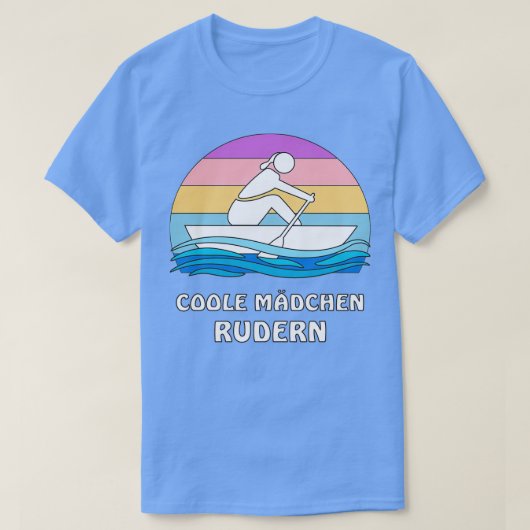 KOOLMEISJES ROWING T-SHIRT (Design voorkant)