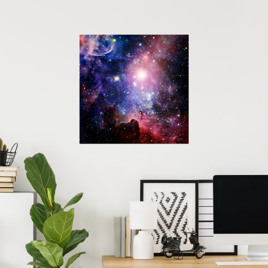 Koolmelkwegnebula Poster (Thuiskantoor)