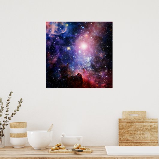 Koolmelkwegnebula Poster (Keuken)