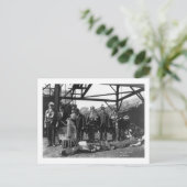 Koolmijn-reddingsspaarders, 1910 briefkaart (Staand voorkant)