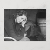 Koolmijndochter 1936. briefkaart (Voorkant)