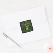 KOOLMIJNEN MONSTER VIERKANTE STICKER (Envelop)