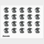 KOOLMIJNER SKULL RONDE STICKER (Vel)