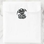 KOOLMIJNER SKULL RONDE STICKER (Tas)