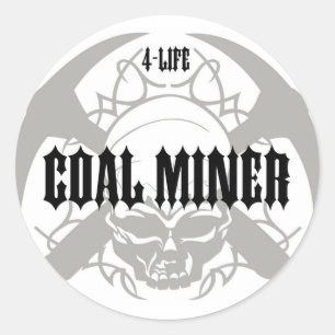 KOOLMINEUR 4-LIFE RONDE STICKER