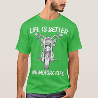 Koolmotorfietsontwerp voor mannen Road Ride Mot T-shirt