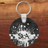 Koolmuziek die de oude punk rots van de school van sleutelhanger (Voorkant)