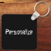 Koolmuziek die de oude punk rots van de school van sleutelhanger (Achterkant)