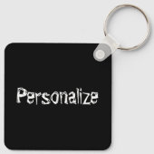 Koolmuziek die de oude punk rots van de school van sleutelhanger (Achterkant)