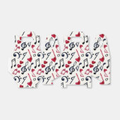 Koolmuziekliefhebbers met tippen Medium Bedankdoosjes (Uitgevouwen)