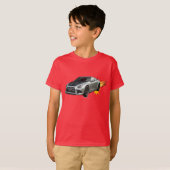 Koolontvlambaarheidauto T-shirt (Voorkant volledig)