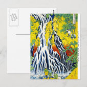 Kooloosterse japaneshokusai Watervalbos Briefkaart (Voorkant / Achterkant)