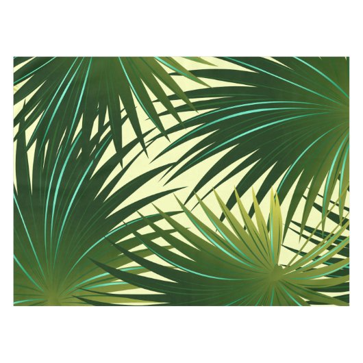 Koolpalmblad Tafelkleed (Voorkant (Horizontaal))