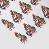 Koolpapier voor kerstmis en rendieren tissuepapier (Detail)