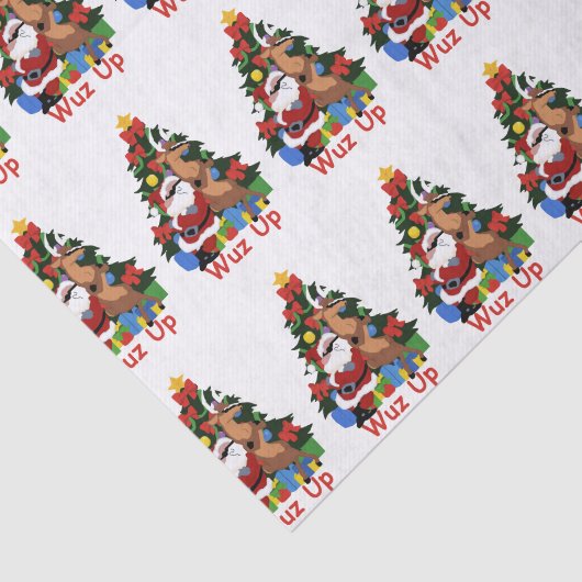 Koolpapier voor kerstmis en rendieren tissuepapier (Detail)