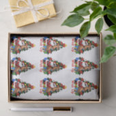 Koolpapier voor kerstmis en rendieren tissuepapier (Geschenk)