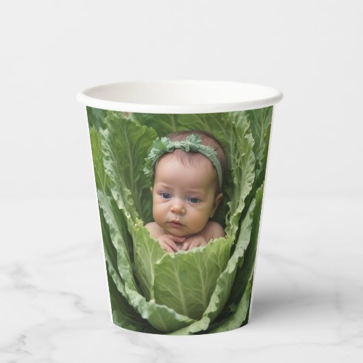 koolpatch-Baby Papieren Bekers (Voorkant)
